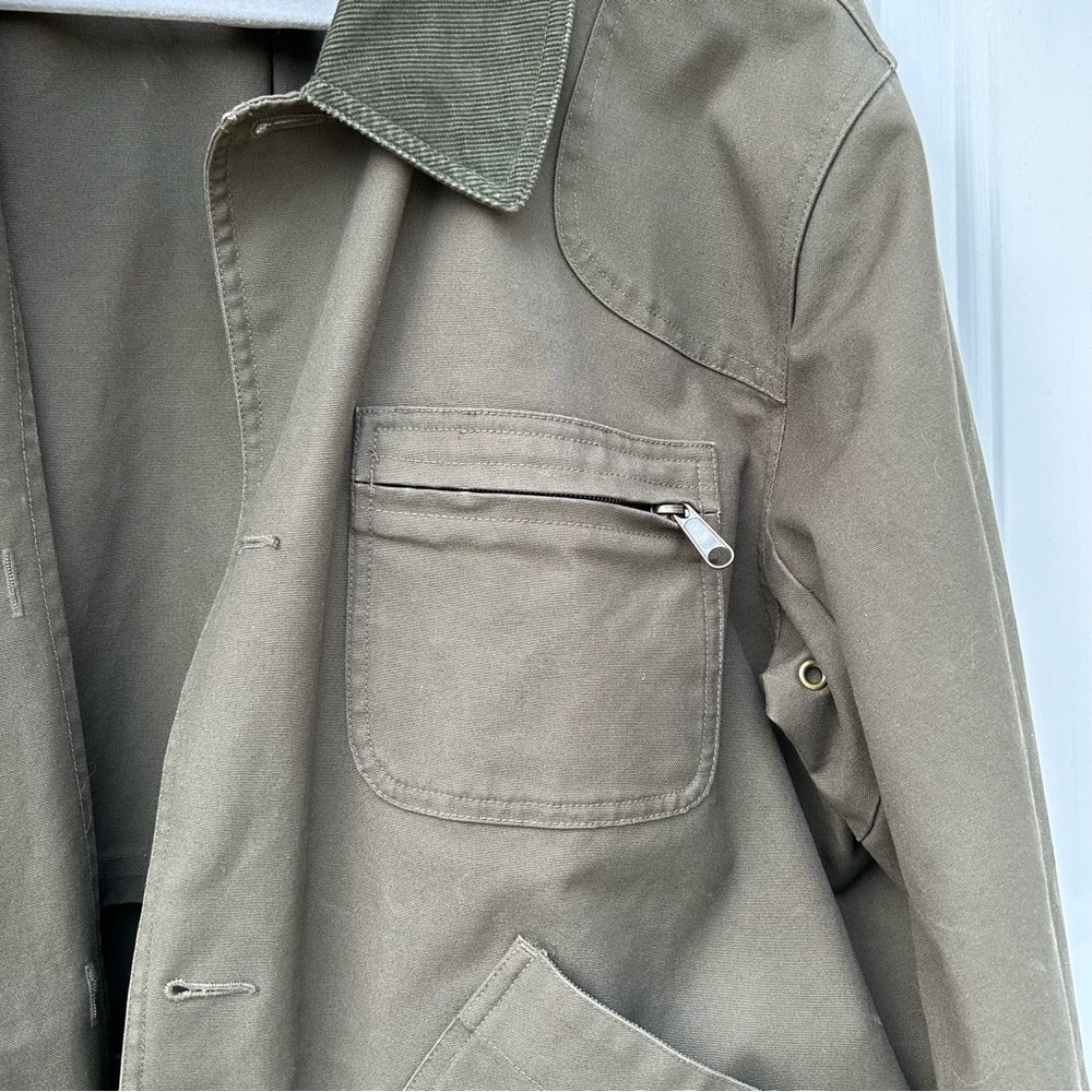 Vintage LL Bean Men’s Field Coat with Game Bag | EUC Men’s Large - Picture 6 of 13